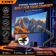 YAMY Monitor Stand Mechanical Arm desk monitor mount bracket laptop and monitor (Max 8Kg)14-32inch