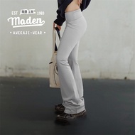 MADEN brand girls 2024 autumn new micro flared yoga pants American spicy casual sweatpants fitness p