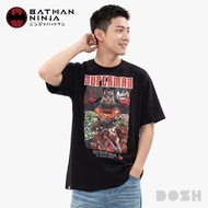 DOSH MENS EXTRASIZED T-SHIRTS BATMAN NINJA เสื้อยืดใหญ่พิเศษ DBMTX5004-BL (3XL-7XL )
