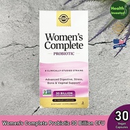 <Solgar> Womens Complete Probiotic 30 Billion CFU 30 Vegan Capsules โปรไบโอติก สำหรับผู้หญิง