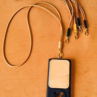 復古真皮手機掛繩 手機斜背帶 證件吊繩
