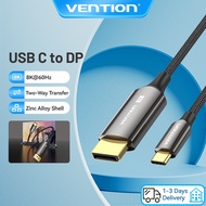 Vention USB C to DP Cable 8K 60HZ UHD Type C to Displayport Adapter For TV SAMSUNG Laptop Aluminum A