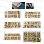Nevʚ Upgraded Brass Threaded Insert Nut set Reliable Nut Corrosion Resistant Insert Nut set for DIY 
