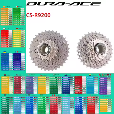 Shimano DURA-ACE CS-R9200-12 HYPERGLIDE+ Cassette For Road Bike Bicycle Flywheel 11-30T/11-34T Origi