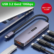 USB 3.2 C Hub Gen2 Docking Station Type C Tipo Splitter Concentrator 10G Laptop Dock for MacBook