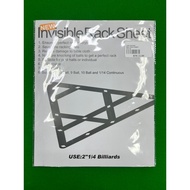 INVISIBLE RACK SHEET PRO  8, 9, 10 BALL BILLIARDS