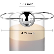 2 Pack Espresso Frozen Ball for Espresso Coffee, Stainless Steel Espresso Chilling Ball Espresso Coo