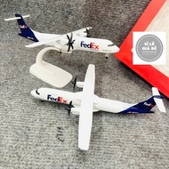 Metal Airplane Model ATR72-600F CARGO FedEx Feeder Airlines FEDEX National Transport Company