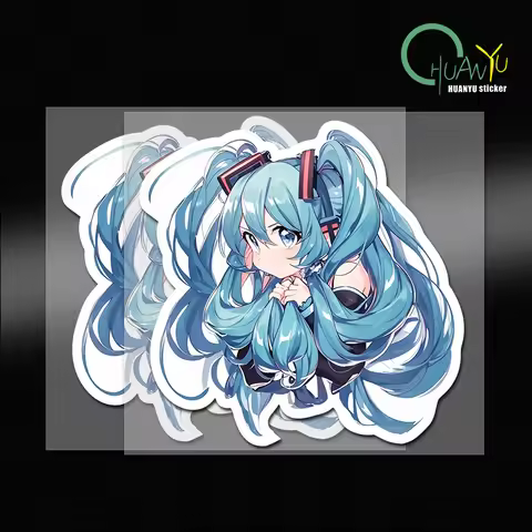 Hatsune Miku two-dimensional pain car cartoon reflective car sticker body sticker scratch cover wate