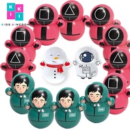 Mini squid game, cute and cheap doraemon mini squid toy for kids (pikachu, squid game, minion)