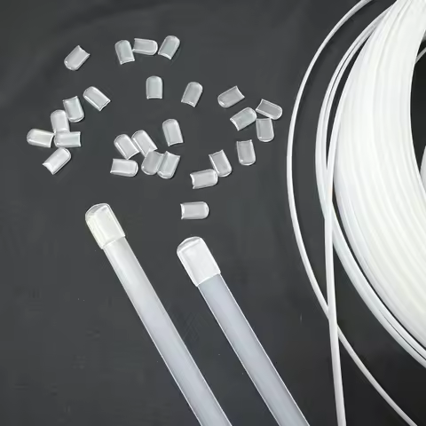 5-10mm Plastic Boning and End Caps Plastic Boning Ends for Rigilene Polyester Boning Sew Through Cor