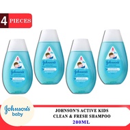 JOHNSON'S Active Kids Clean & Fresh Shampoo 200ml