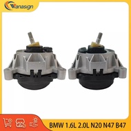 2pcs Engine Parts Front Left Right Trans Motor Mount set For BMW 1 2 3 4 1.6L 2.0L L4 1.6T 2.0T N20B