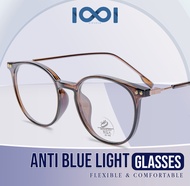Kacamata Minus TR90 Frame Bulat Anti Blueray Pria Wanita - IOOI 83079