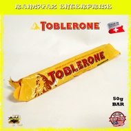 Toblerone Swiss Milk Chocolate with Honey & Almond Nougat 50g Coklat Toblerone