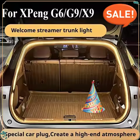 For XPeng G6/G9/X9 2021-2024 2025 Dynamic Flowing Trunk LED Strip car trunk led light,High-Brightnes