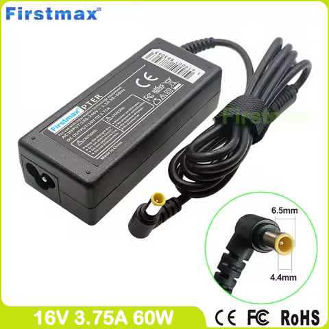 VGP-AC16V13 VGP-AC16V14 VGP-AC16V19 16V 4A Laptop AC Power Adapter 65W Charger for Sony Vaio VGN-GR
