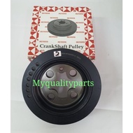 ISUZU.NPR PRO 4HF1,HICOM 4.3 4HF1 (3 A Belt x 1B Belt =OD 177 x H 71)CRANKSHAFT PULLEY WITH RUBBER