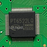 1ชิ้น LQFP64 PT6522LQ PT 6522 LQ ชิปควบคุมการแสดงผล LCD LQFP-64 IC ใหม่ดั้งเดิม