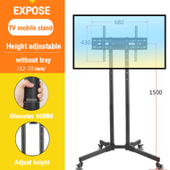 Tv bracket adjustable Bracket Mobile Adjustable Height Cart Trolley TV Stand Bracket Tv stand with