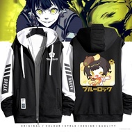 clu GN Blue Lock Bachira Meguru Chigiri Hyoma Nagi Seishiro hoodie cardigan áo len cosplay ulc