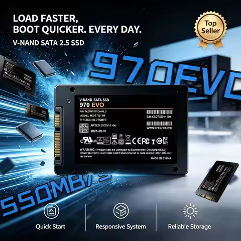 SSD 970 EVO, 500GB/2TB/1TB, Embedded Solid State Hard Drive, HDD Hard Disk, Desktop PC, Laptop, SATA