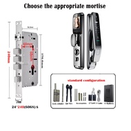 APP Wifi 3D การจดจำใบหน้ากล้องประตูล็อคอัจฉริยะสแกนลายนิ้วมือรหัสล็อคด้วยกุญแจดิจิตอลการ์ด Nfc สำหรั