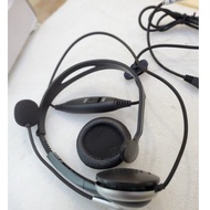 Callez 2.5mm Mono Cordless Phone Headset – Hands-Free Telephone Headset with Boom Mic