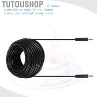 Tutoushop Dilwe 3.5mm Audio Cable Copper Male to Shielded for Speakers Headset 15m 20m 30m Computers
