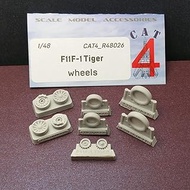 CAT4 R48026-1/48 Grumman F11F-1 Tiger Wheels Resin Upgrade Set US Navy