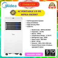 PROMO AC MIDEA PORTABLE MPHA-05CRN7 1/2 PK 0,5 PK PENDINGIN RUANGAN GARANSI RESMI