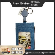 【SG Local delivery】Adorable PU Leather Card Holder - EZ-Link/Student Pass Keychain