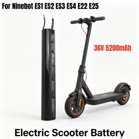For Ninebot Segway 36V 5200MAH battery pack, suitable ES1/ES2/ES3/ES4 scooters