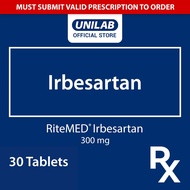 RX: RiteMED Irbesartan 300 mg 30s