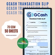 GCASH TRANSACTION SLIP | Chat2print Gcash Receipt | Gcash Forms