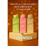 Baklava Bite & Candy bite Cookie bite Gulf Orchid 100ml for women and men Long Lasting