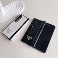 Samsung Galaxy Z Fold 3 Z Fold 4 5G Deluxe Folding Phone Case, Galaxy Z Fold 5 6 5G Stylish Luxury P