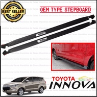 Toyota Innova 2016-2025 OEM Side Step Board Black / Door Stepboard / Running Board