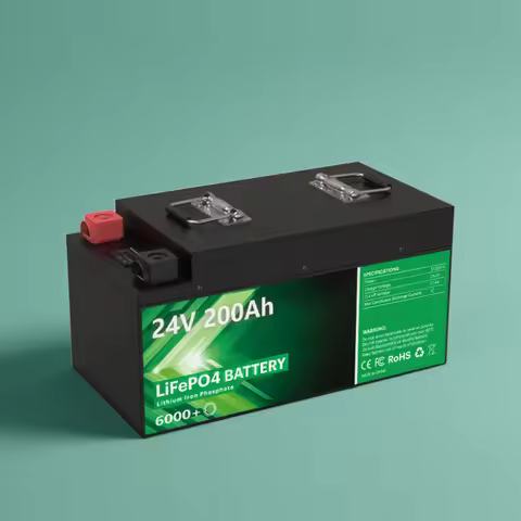 LiFePO4 24V 200Ah 5.12Kwh Battery Pack 8S Bluetooth BMS 6000+ Cycles 25.6V 100Ah 300Ah 340Ah Home So