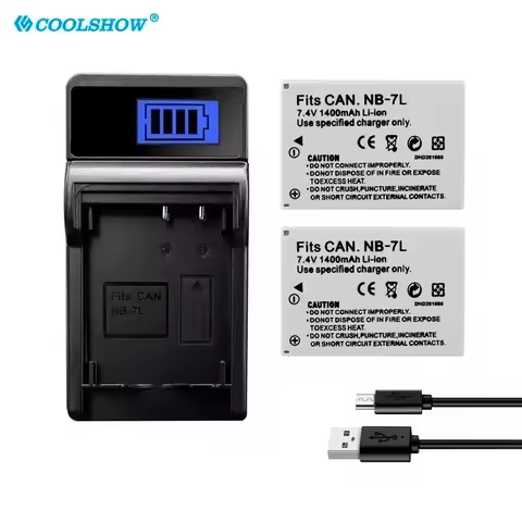 1400mAh Camera Battery NB-7L NB 7L For Canon PowerShot G10 G11 G12 SX30 SX30IS NB7L Rechargeable Bat