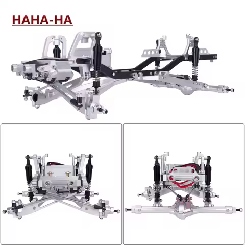 Aluminum Twin I-Beam 2WD Pre-Runner Suspension Conversion Kit for 1/10 RC Crawler Axial SCX10 I II I