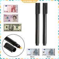 ✥Dilraba✥【In Stock】 2pcs Money Checker Tester Pen Portable Mini Banknotes Checkering Tools Lightweig