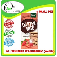 【HALAL】NHF Gluten Free Biscuit Strawberry (180g/Pack)-inside 6 pkt