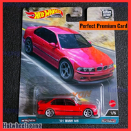 Hot Wheel BMW M5 2001 Red Model Canyon Warriors 2023 Collections Series Hotwheels 01 BMW M5 E39 Diec