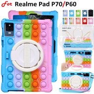 For Realme Pad 10.8" P60 11.8 11.0" Tablet P70 Android 12 13 10.1-inch Soft Silicone Shockproof Cove