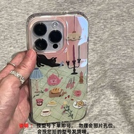 Cute Cat House Design Phone Case for OPPO Reno 14/13PRO FindX8S X7Ultra A6PRO K12S Female Style Prot
