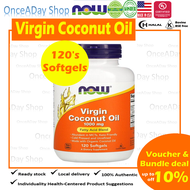 Now Foods, Virgin Coconut Oil, 1000mg, 120 Softgels Once A Day Shop extra virgin coconut oil