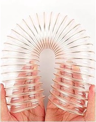 Heavy Duty Clear Flexible Collector Hose, PU Dust Collection Hose Reinforced with Spiral Steel Wire,