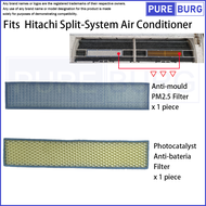 Fits Hitachi Split-system Air Conditioner AC Replacement Anti-mould PM2.5 Filter & Photocatalyst Fil