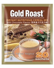 Gold Roast Instant Cereal Mix chocolate ข้าวโอ๊ตแบบชง รสช็อกโกแลต 1 ห่อ มี 20 ซอง 🌾☕️